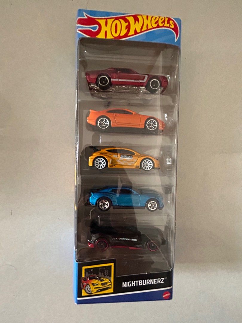 Hotwheels Hot Wheels 5 Pack Nightburnerz 2024 Hobbies Toys Toys Games On Carousell