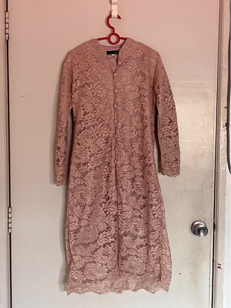 Baju Kurung Kebaya Nude Brown Mocha Women S Fashion Dresses Sets