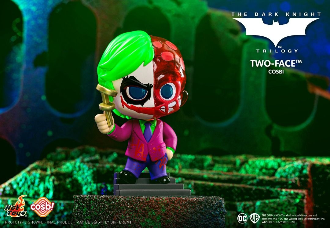 Hot Toys 蝙蝠俠黑夜之神三步曲 小丑化 The Dark Knight Trilogy Jokerized Cosbi Bobble Head Collection 一套8款