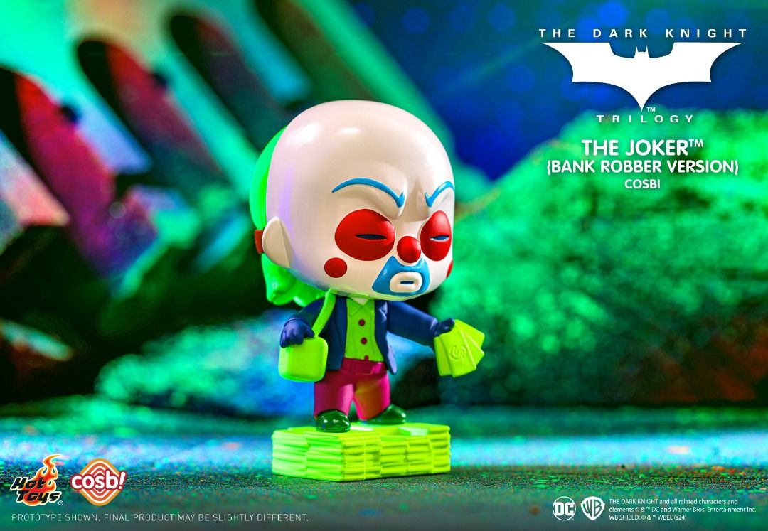 Hot Toys 蝙蝠俠黑夜之神三步曲 小丑化 The Dark Knight Trilogy Jokerized Cosbi Bobble Head Collection 一套8款