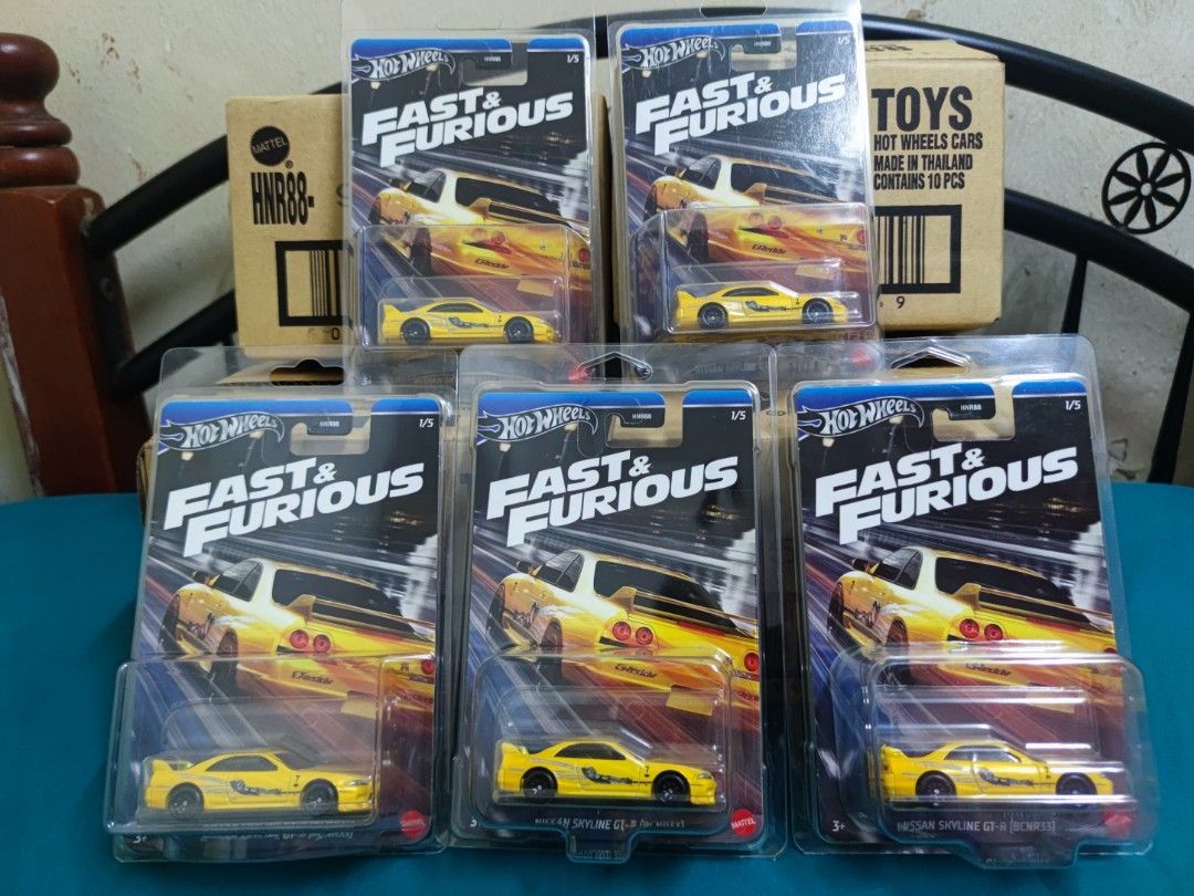 Hot Wheels Fast Furious Hnr Fnf Nissan Skyline Gt R R Hobbies Toys Toys Games