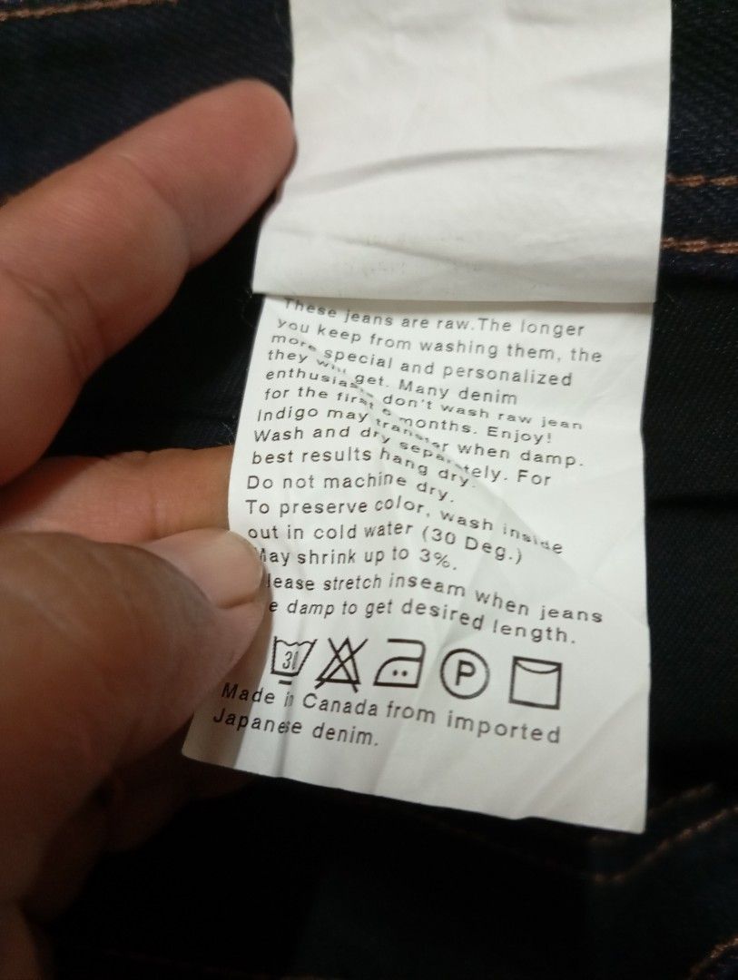 Naked Famous Weird Guy Red Weft Stretch Selvedge Denim Men S Fashion
