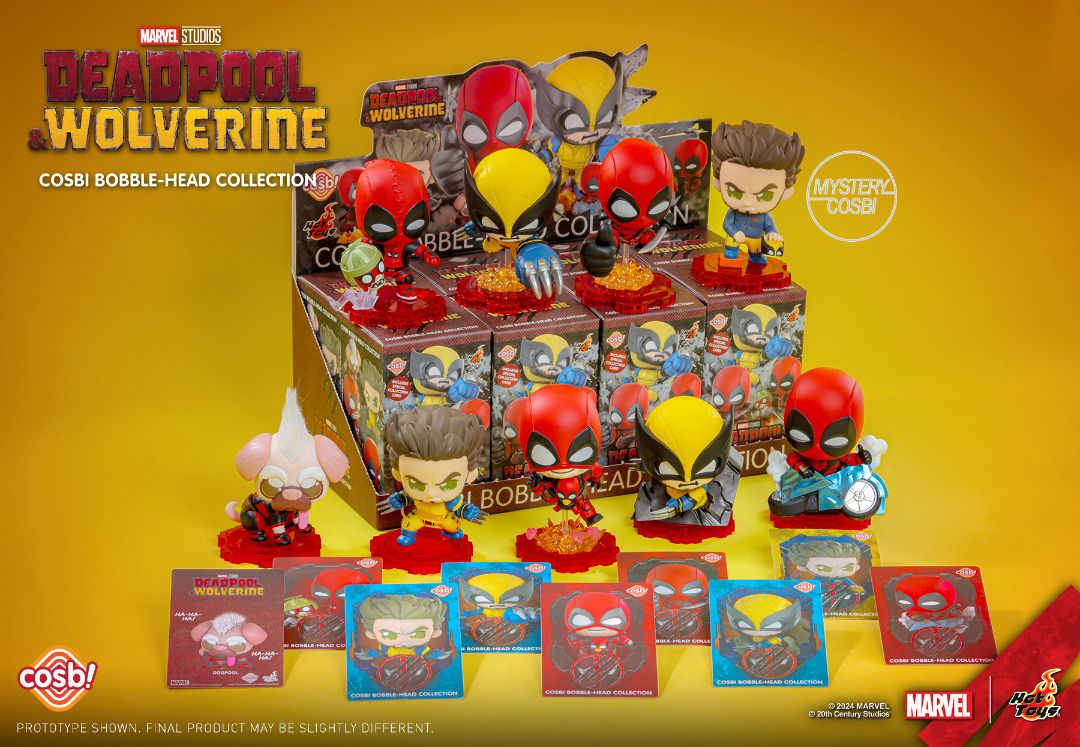 原裝正貨 現貨 盲盒原盒 Blind Box Whole Box Hottoys Hot Toys Cosbi Bobble Head Collection CBX183 Marvel 死侍與