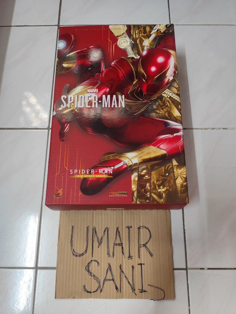 Hot Toys Spider Man Iron Spider Armor Vgm Hobbies Toys Toys Games On Carousell