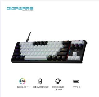 AVAILABLEDARK ALIEN K HOT SWAPPABLE RGB AND DETACHABLE MECHANICAL WIRED KEYBOARD