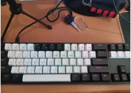 AVAILABLEDARK ALIEN K HOT SWAPPABLE RGB AND DETACHABLE MECHANICAL WIRED KEYBOARD