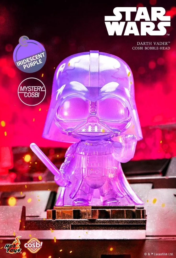 Hot Toys Cosbi Star Wars Dark Side Darth Vader Chase Secret Rare Mystery Hobbies Toys