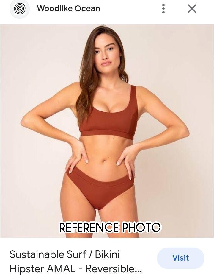 Cod Lalamove Bnew Shein Bikini Shein Swimsuit Brown Swimsuit Brown Bikini Aesthetic Bikini