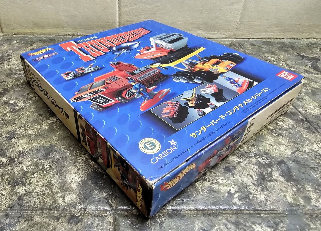 CLASSIC THUNDERBIRDS 2003 Hot Wheels Bandai CharaWheels Vol 1 Set Hobbies Toys Toys