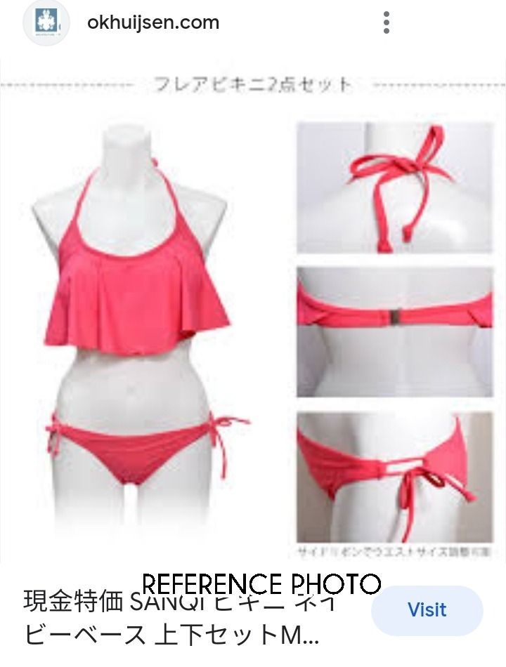 Cod Lalamove Bnew Pink Pc Bikini Ruffle Halter Bikini Top Barbie Bikini Barbie Swimsuit Skimpy
