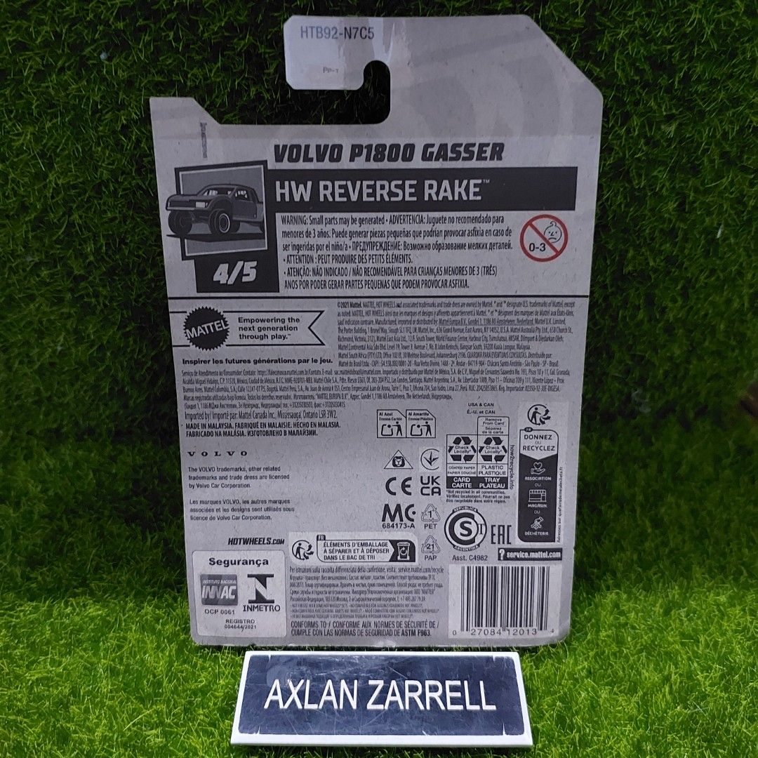 Hot Wheels Volvo P Gasser Hw Reverse Rake Hotwheels Everything Else Others On Carousell