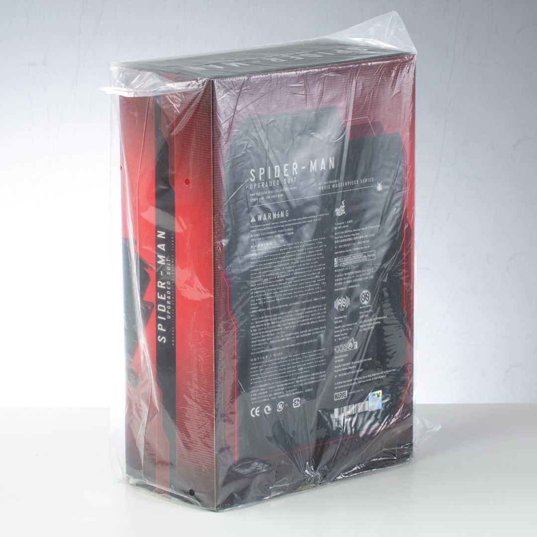 HOT TOYS HOTTOYS MMS SPIDER MAN FAR FROM HOME SPIDER MAN UPGRADED SUIT TH SCALE