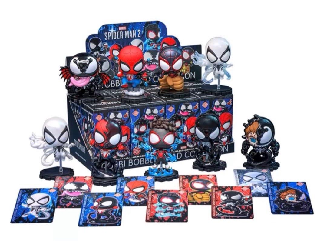 MARVEL SPIDER MAN 2 VENOM HOT TOYS COMBI FULL SET CONFIRMED DESIGN SINGLE BLIND BOX