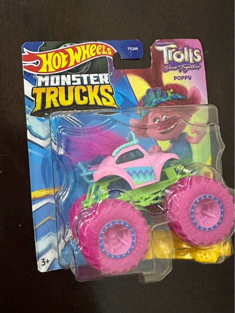 Hot Wheels Monster Trucks Trolls Band Together Poppy Hobbies Toys Toys Games On Carousell
