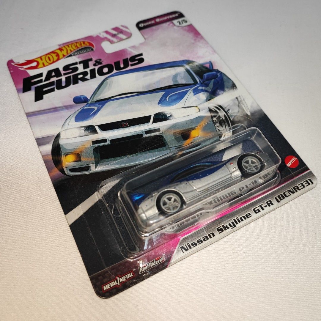 Hot Wheels Fast And Furious Nissan Skyline Gtr R Quick Shifter Tokyo Drift Hobbies Toys