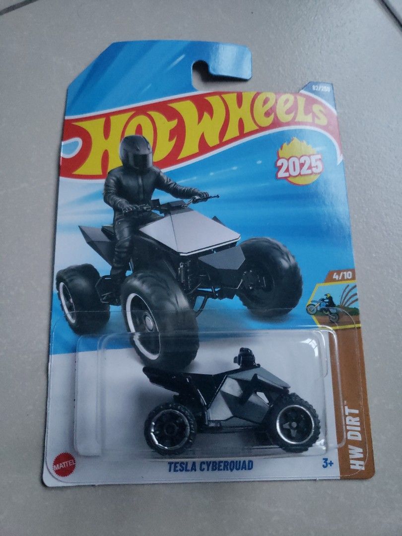 Hot Wheels Tesla Cyberquad Hobbies Toys Toys Games On Carousell