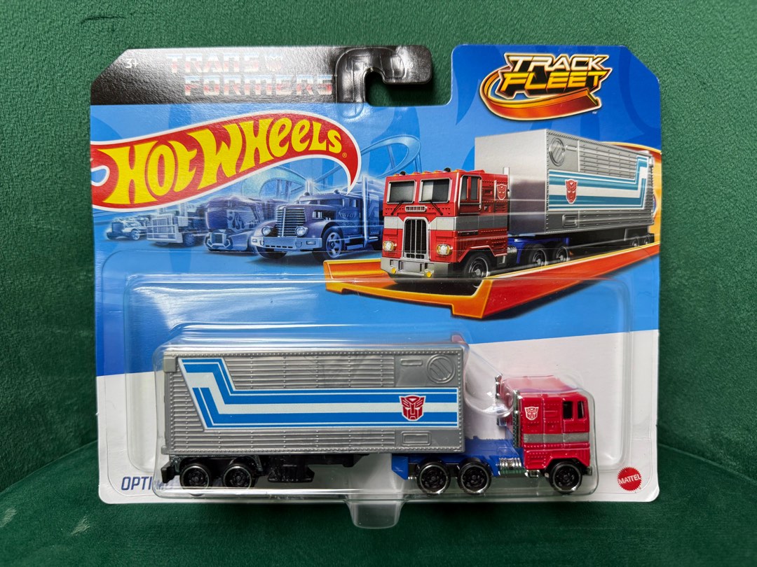 Hotwheels Transformers Optimus Prime Cargo G Track Fleet Hot Wheels