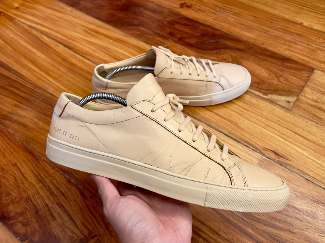 Common Project Achilles Low Nude Men S Fashion Footwear Sneakers On Carousell