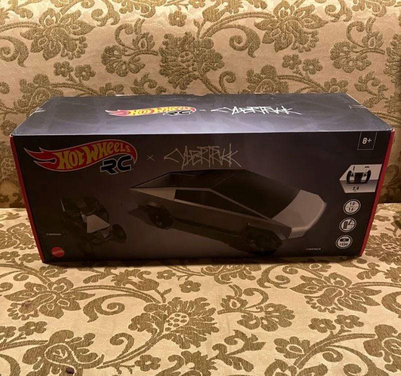 Hot Wheels Rc Tesla Cybertruck Radio Contolled Truck And Electric Cyberquad Hobbies Toys