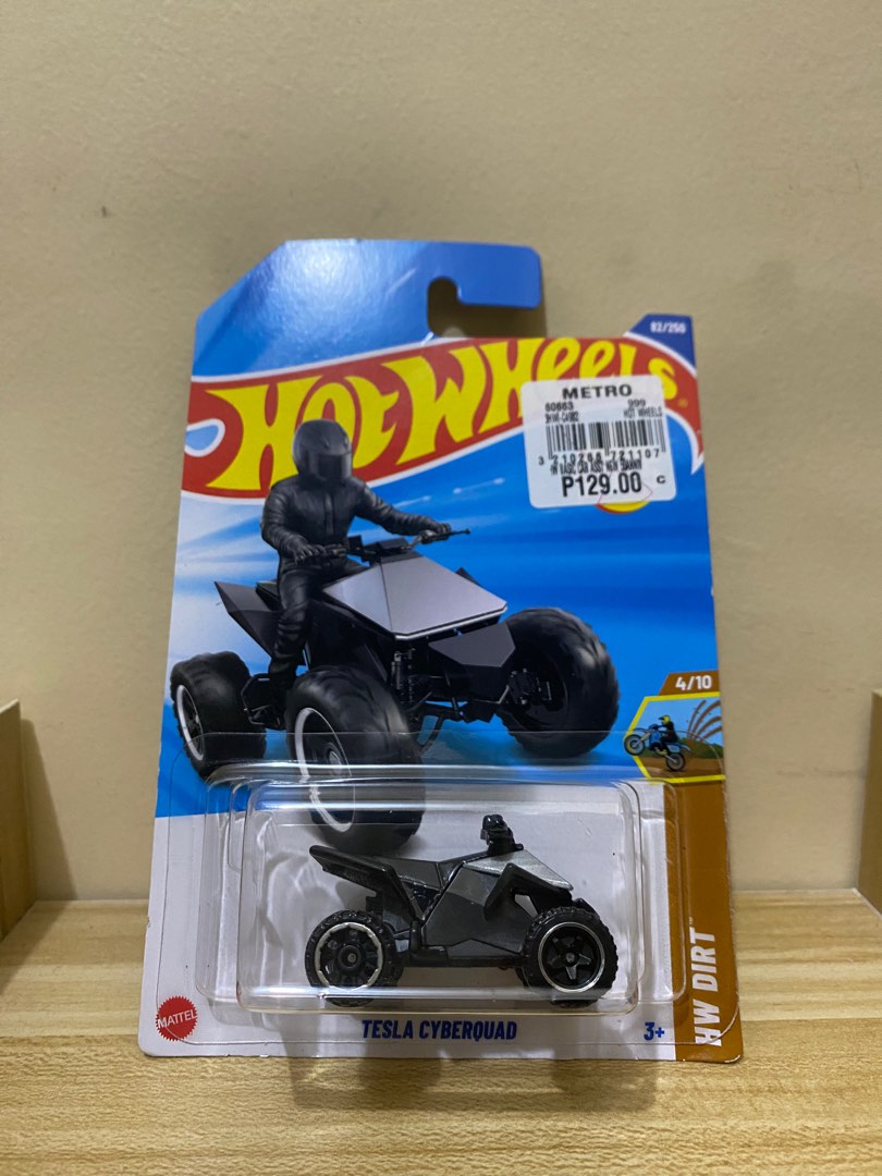 Hot Wheels Tesla Cyberquad Hobbies Toys Toys Games On Carousell