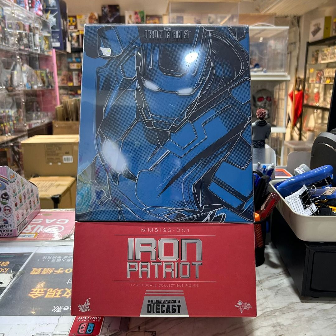 旺角家樂坊 樓門市現貨開封 Hottoys Hot Toys MMS D 鋼鐵人 比例鋼鐵愛國者 興趣及