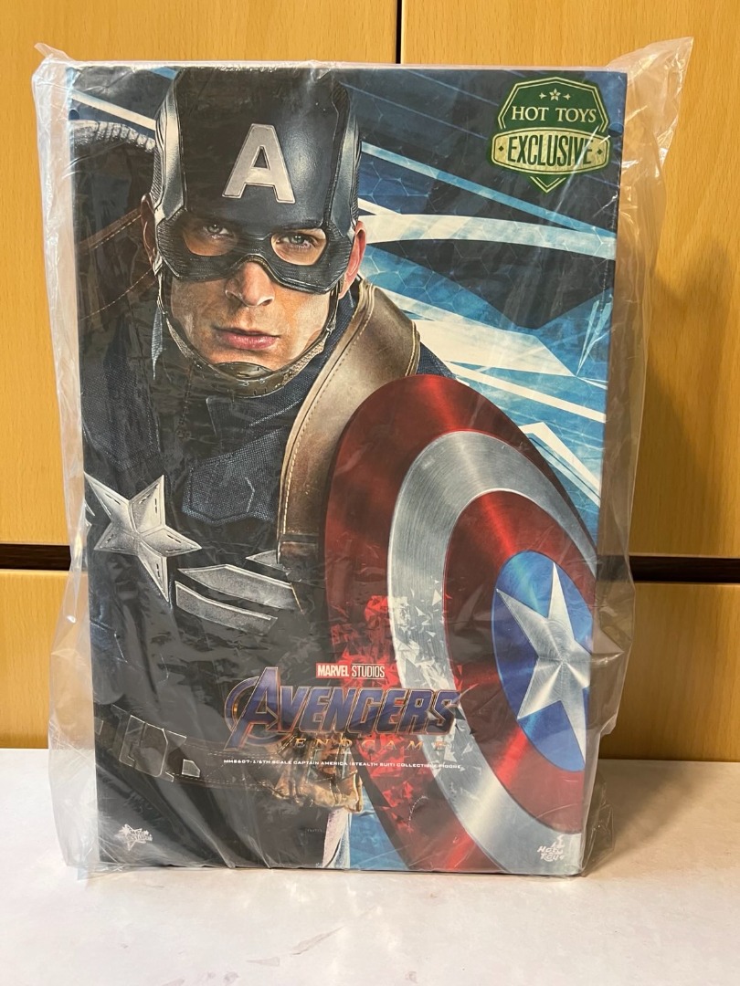 全新 只開外盒膠袋檢查 Hottoys Hot toys MMS607 Marvel 復仇者聯盟 美國隊長 Avengers Endgame Captain America Stealth