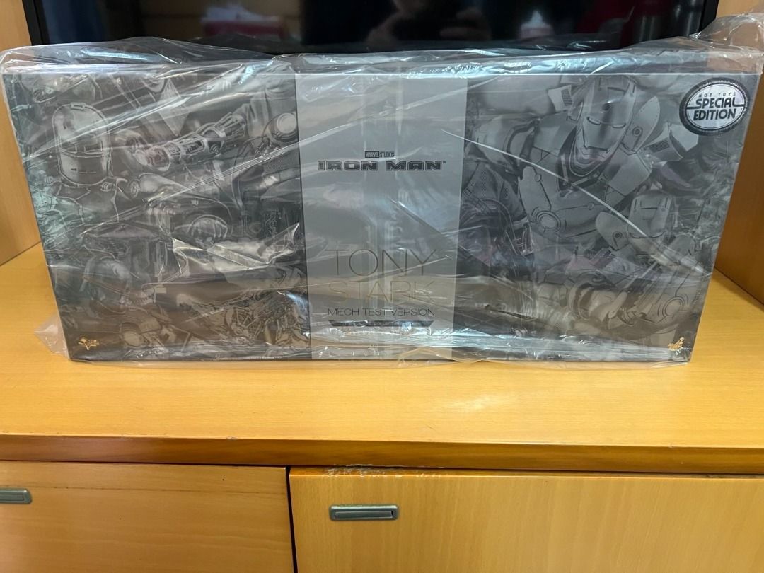 全新未開 Hottoys Hot Toys MMS Tony stark test mech set Ironman 機械臂版 豪華版 興趣及遊戲 玩具 遊戲類 Carousell