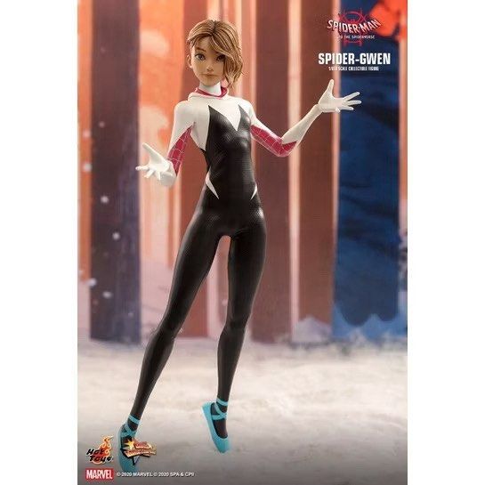 Hot Toys Mms Spider Man Into Spider Verse Spider Gwen Collectible Figure Hobbies Toys