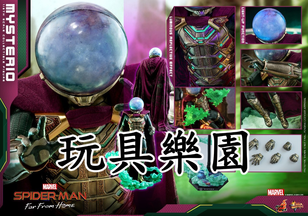 Hottoys Spider Man Far From Home Mysterio Mms Hot Toys