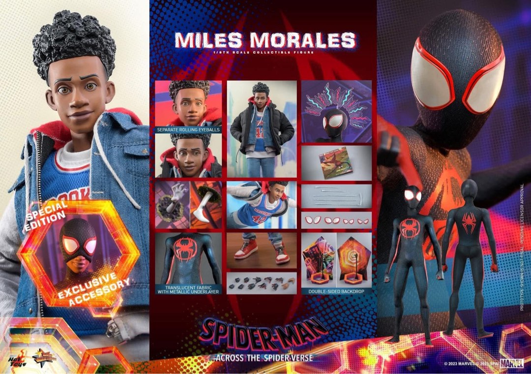 全新現貨 HOT TOYS Hottoys MMS710B 限量特別版 蜘蛛俠穿越新宇宙邁爾斯 摩拉斯 Miles Morale Spider Man Accross the spider