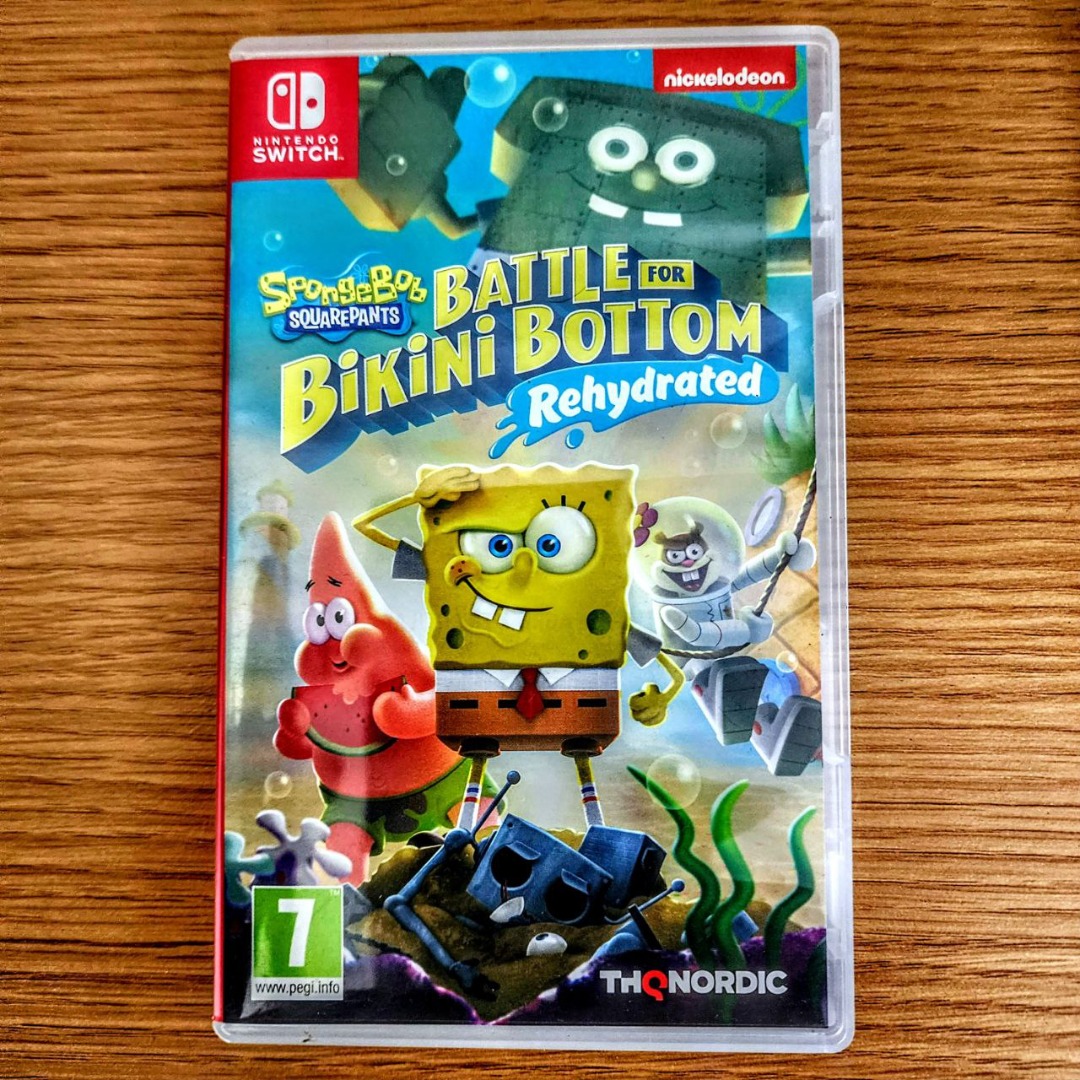 SPONGEBOB SQUAREPANTS BATTLE FOR BIKINI BOTTOM NINTENDO SWITCH Video Gaming Video Games