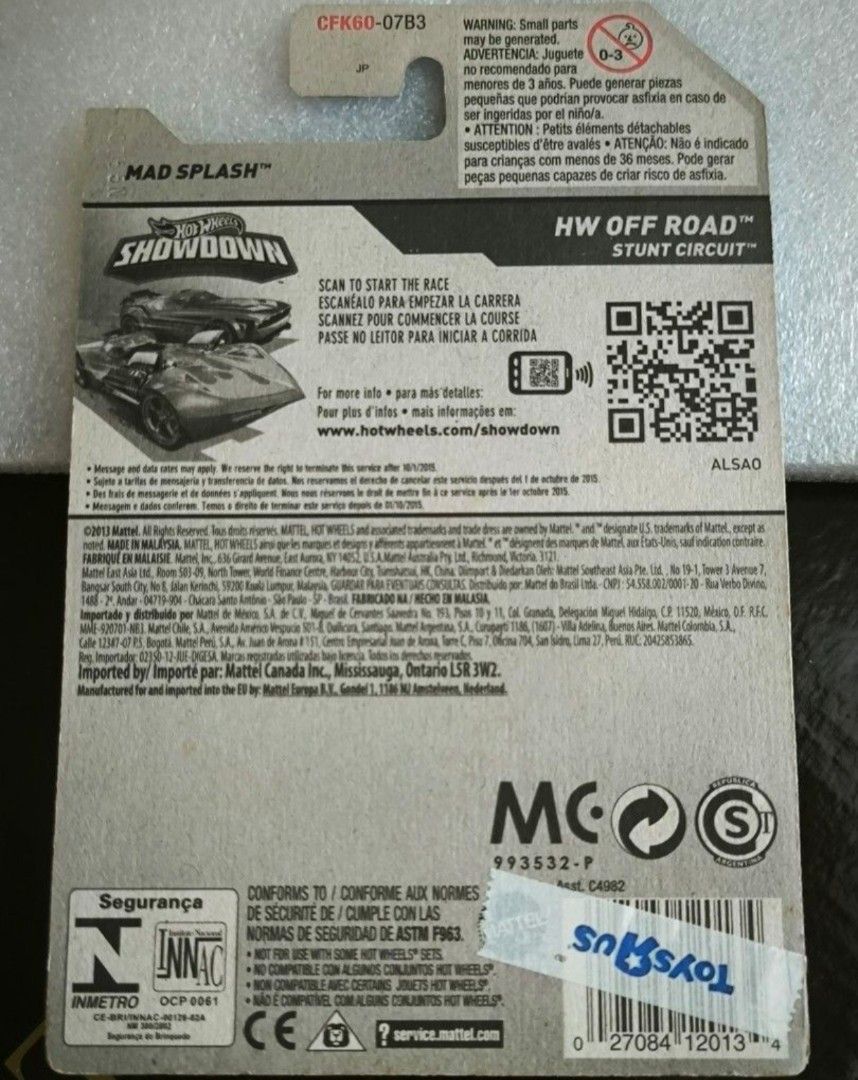 New Mad Splash Showdown Racing Hw Off Road Stunt Circuit Treasure Hunt Th Hot Wheels