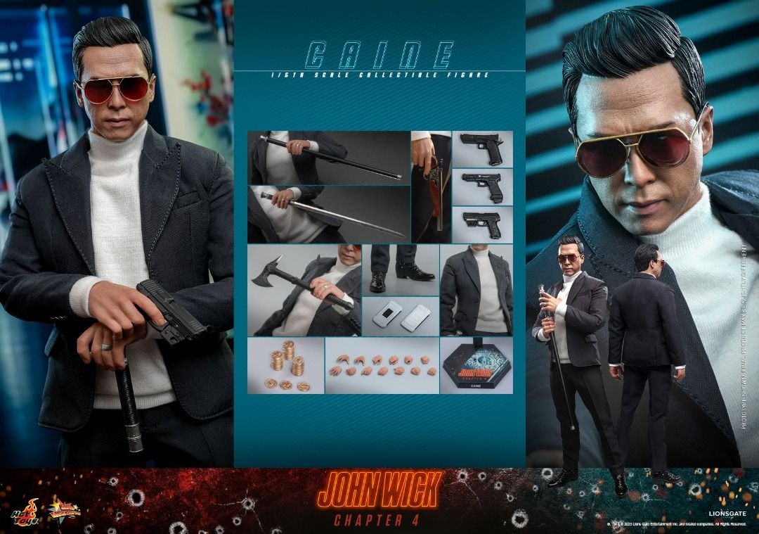 全新盒未開 Hottoys MMS John Wick Chapter Caine 甄子丹 殺神特攻 hot toys figure 興趣及遊戲 玩具 遊戲類