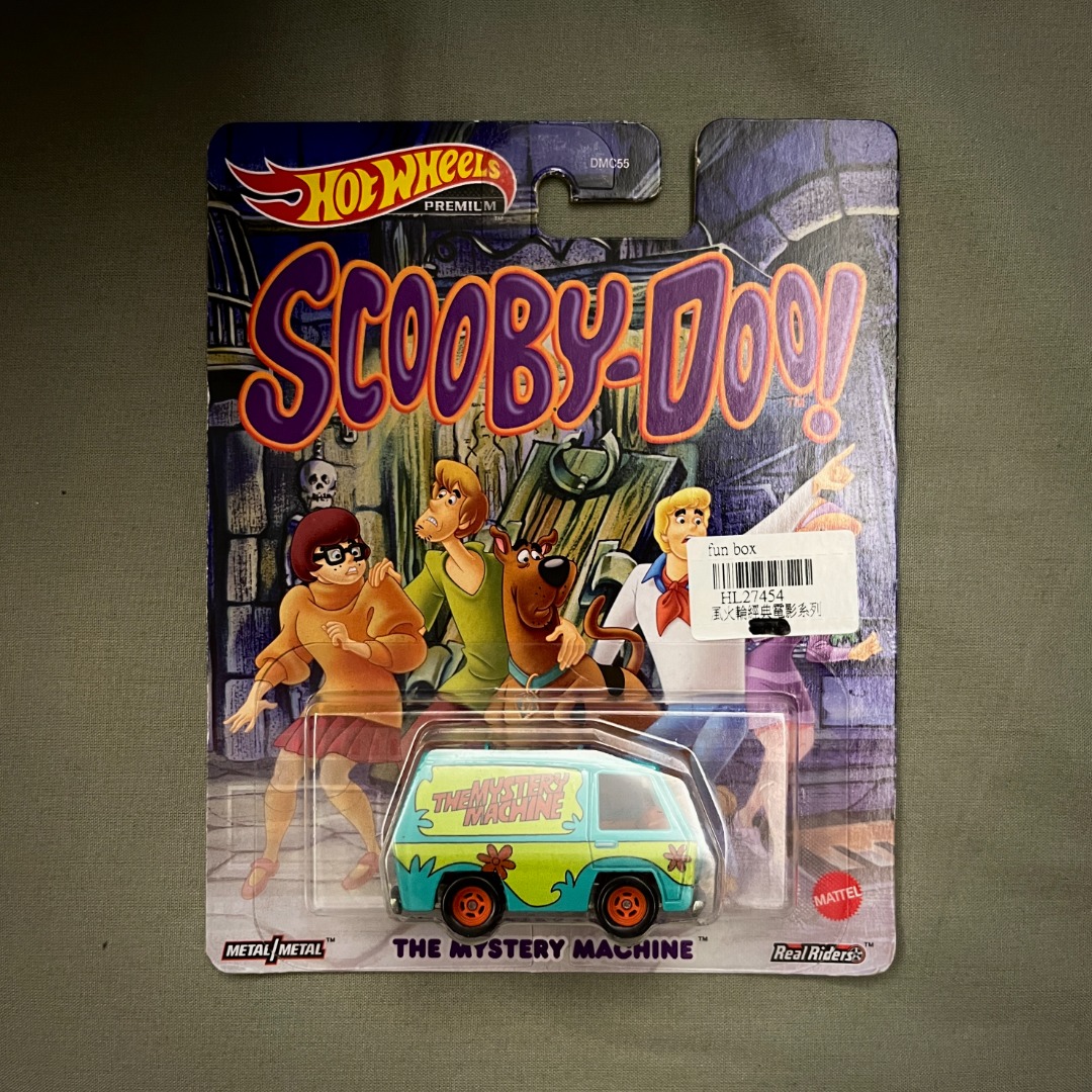 Hot Wheels The Mystery Machine Scooby Doo Replica Entertainment Scooby Doo