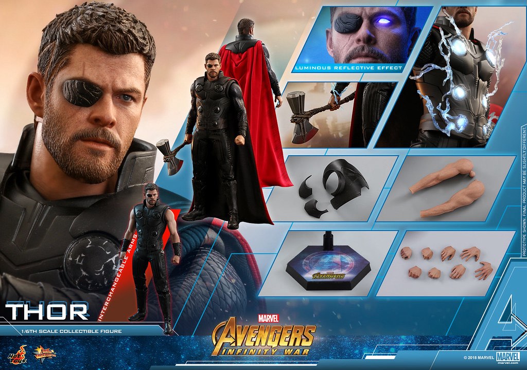 全新不議 Hot Toys MMS474 Avengers Infinity War THOR 1 6 雷神奇俠 Marvel MMS 474 復仇者聯盟 3 無限之戰 1 6 hottoys