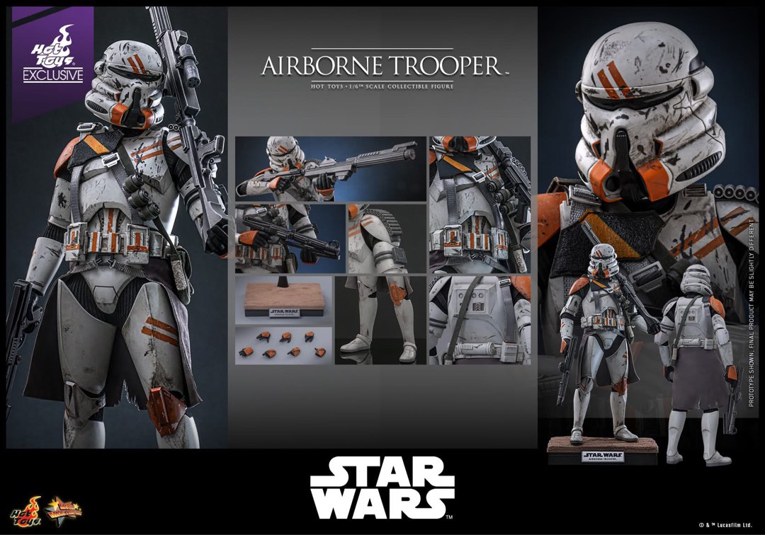 全新 現貨 Hot Toys Airborne trooper 帝國兵 星球大戰 Hottoys 玩具狂熱 1 6 比例珍藏人偶 1 6 Collectible Figure 興趣及遊戲