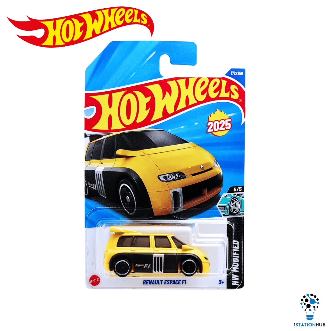 Hot Wheels HW MODIFIED Renault Espace F1 Car Hotwheels Mattel Collector Toys Vehicle
