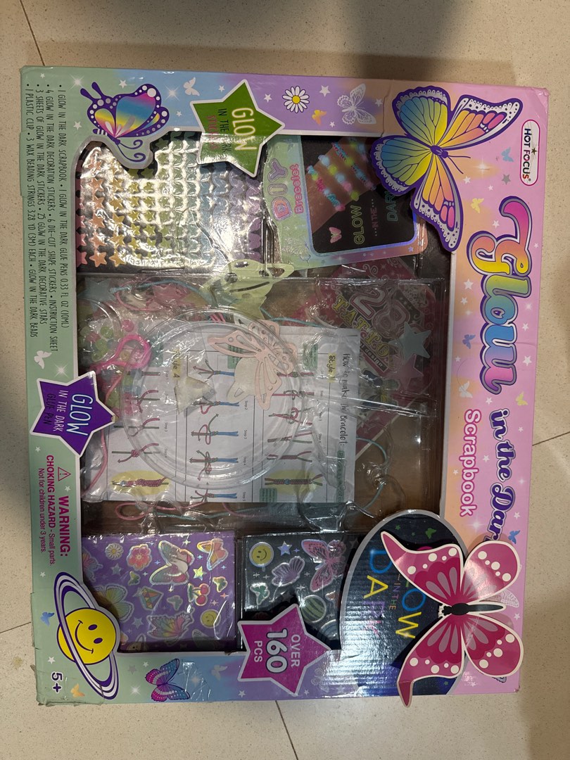 Hot Focus Glow In The Dark Scrapbook Hobbies Toys Stationery Craft Craft Supplies Tools