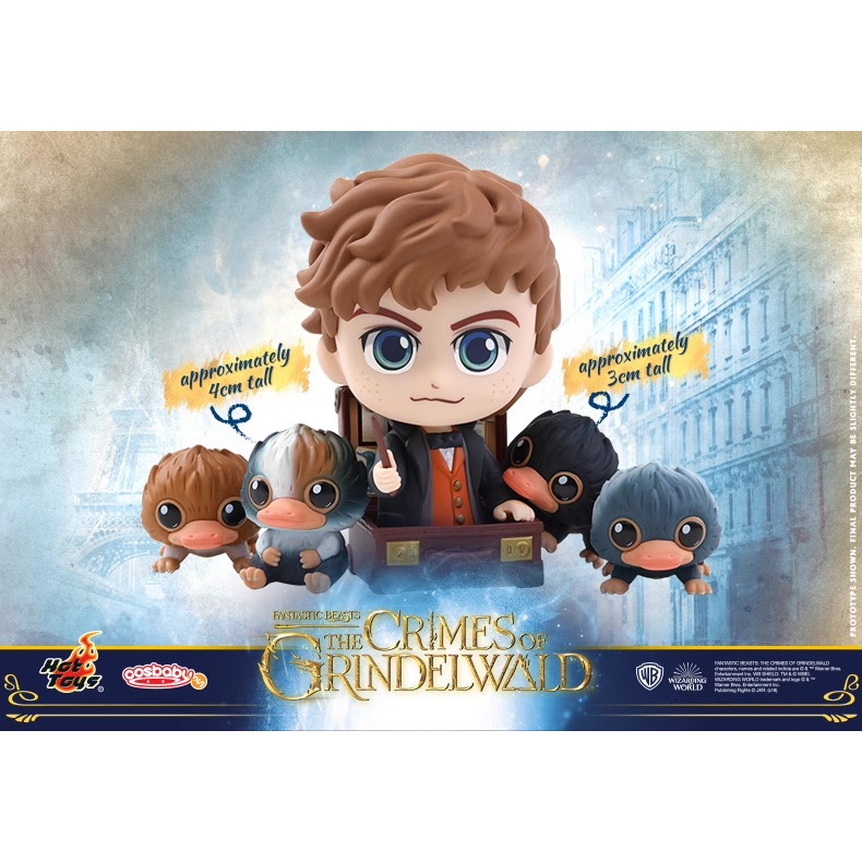 Hot Toys COSB537 Newt Scamander And Baby Nifflers Cosbaby Collectible Set Hobbies Toys