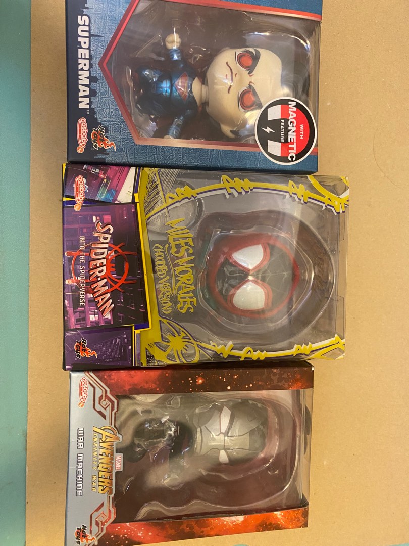 野獸國 Hot toys Cosbaby 蜘蛛人 超人 戰爭機器 書籍休閒與玩具 玩具公仔桌遊在旋轉拍賣