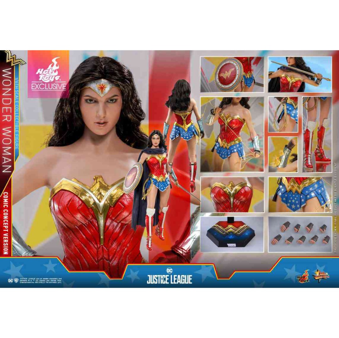Misb Hot Toys Jl Wonder Woman Comic Concept Mms Hobbies Toys Toys Games On