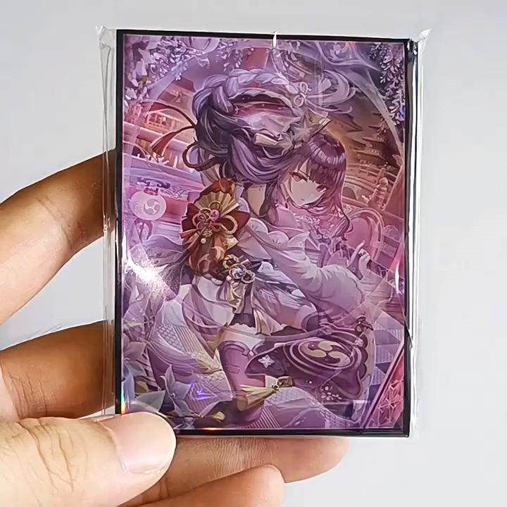 Preorder - Raiden Shogun Foil Sleeve battle stance Doujin anime card ...
