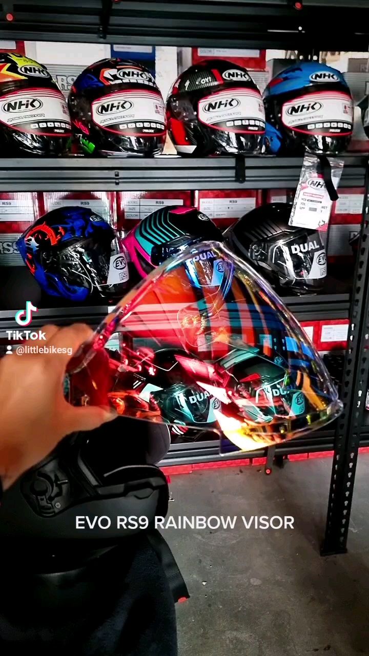 Iridium best sale rainbow visor