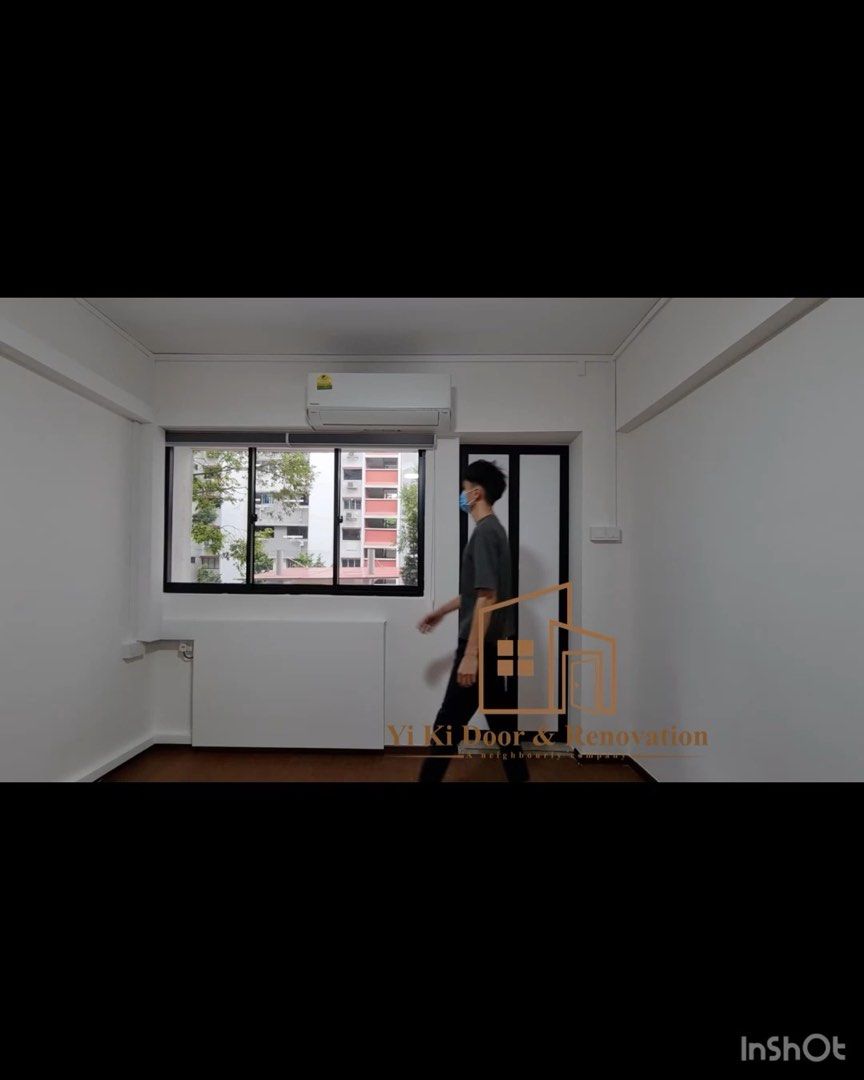 HDB Sliding Window with Window Grille, Home Services, Renovations