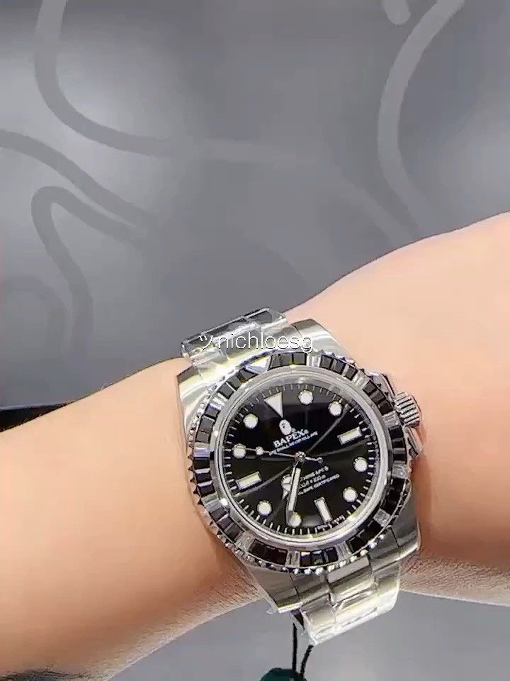 BAPE TYPE 1 BAPEX CRYSTAL STONE, Luxury, Watches on Carousell