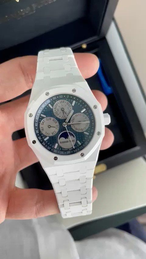 12 2021 AP 26579CB.OO.1225CB.01 White Audemars Piguet Full White