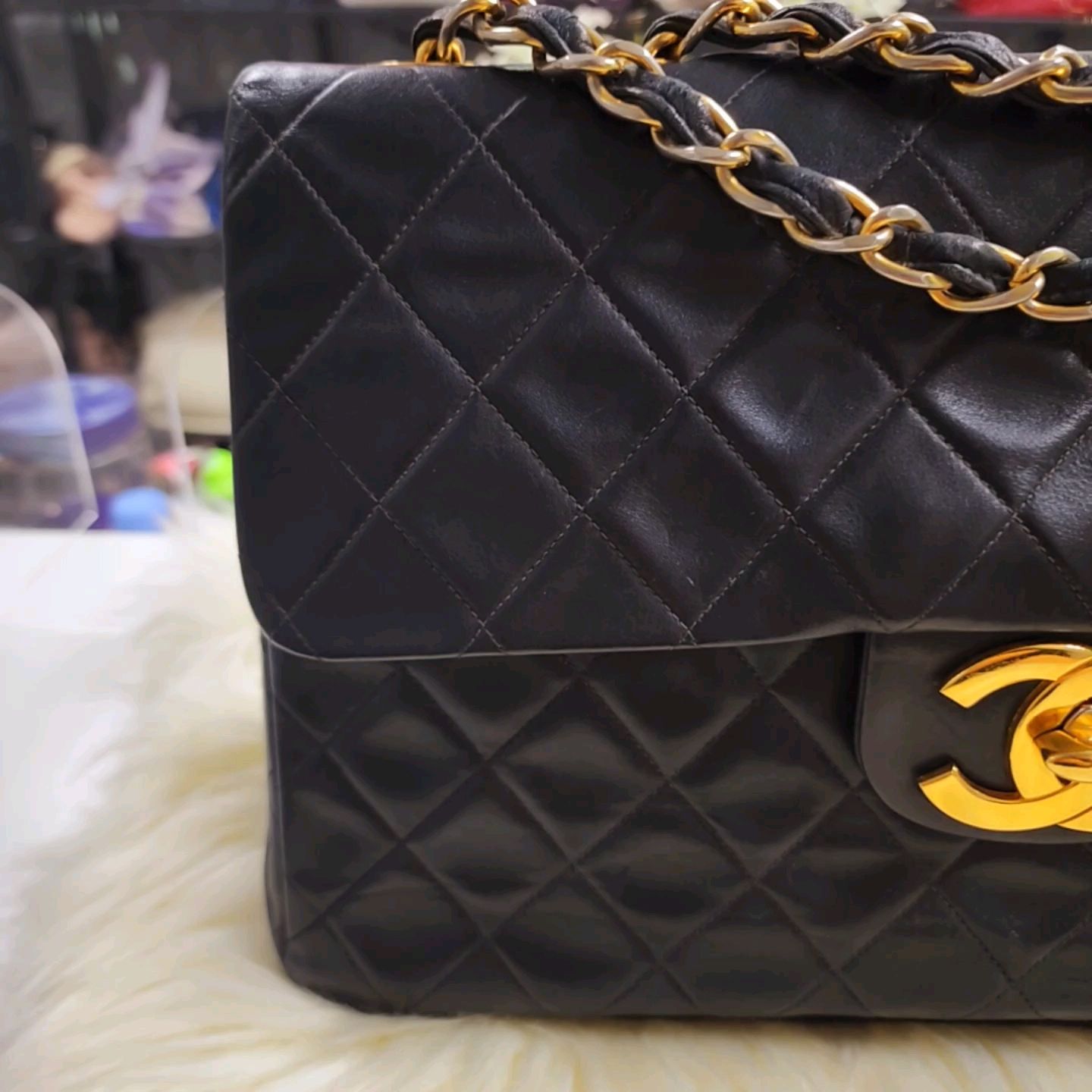 Chanel Timeless Maxi Lamb Black