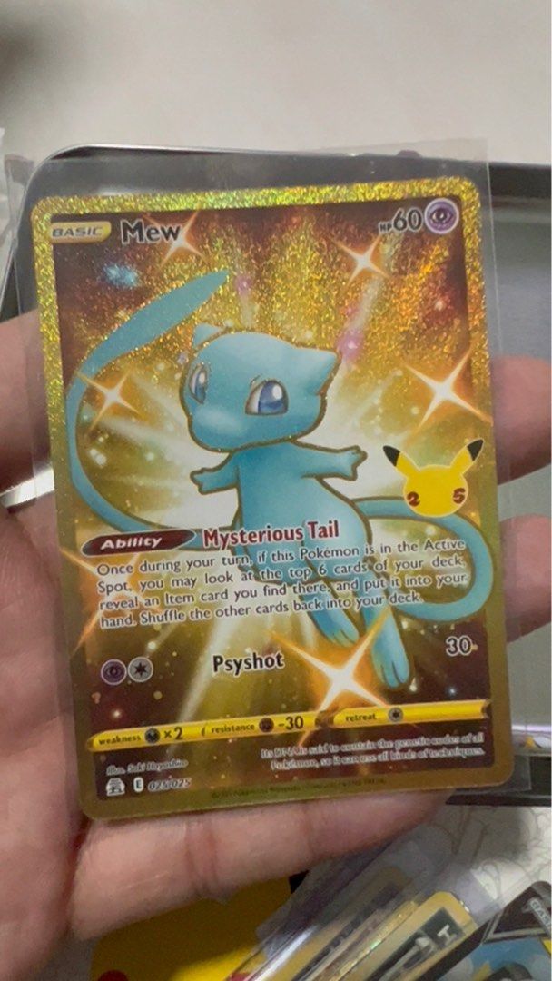 25th Anniversary Gold Mew Leaked and Sold for $2,000 