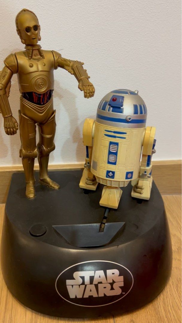 Rare Star Wars Tours C-3PO R2-D2 Coin Bank Figures Disney Park Hollywood  Lucas +