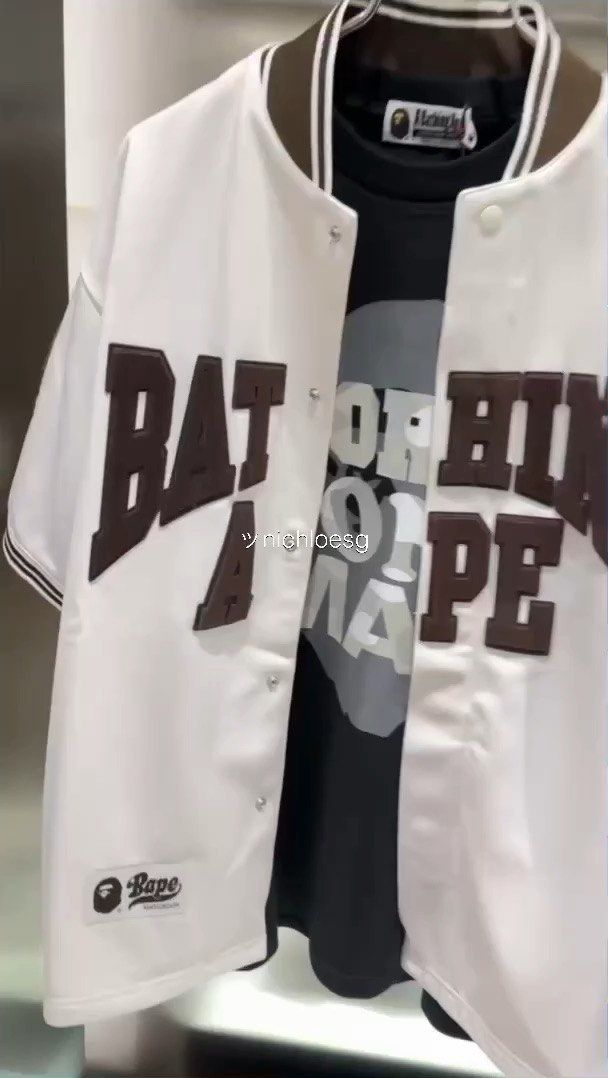 Bape Baseball Active Jerseys for Men